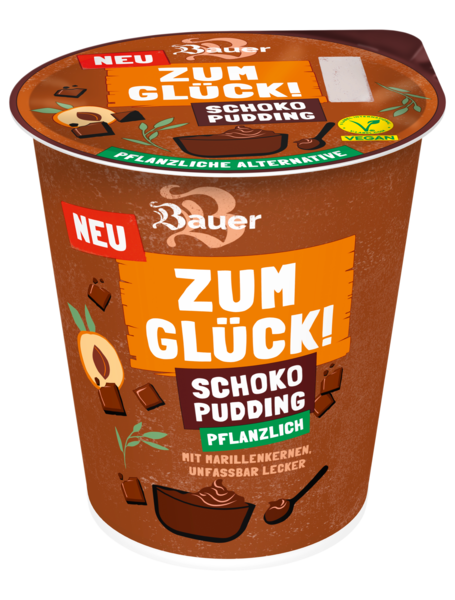 becher zum glück 350g pudding schoko